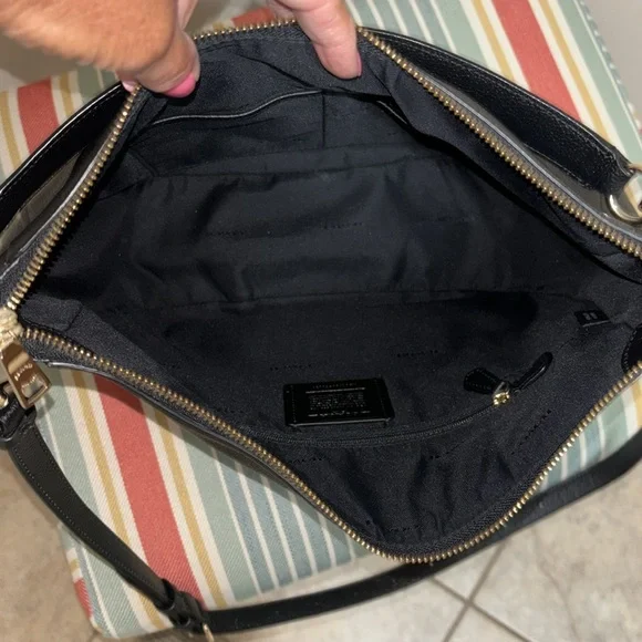 Coach Nomad Hobo Leather Shoulder Bag - Picture 8 of 11